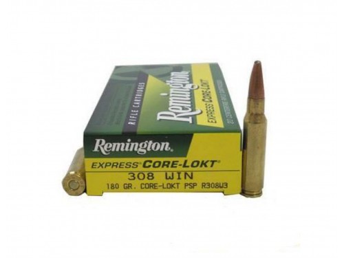 308 Win Remington Core Lokt PSP/180Gr